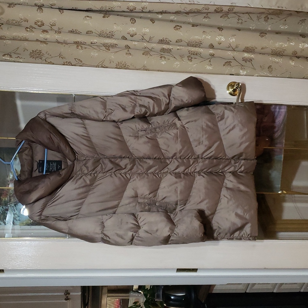 GAP Vintage 90s Puffer Jacket TWO TONE brown.